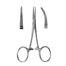 Haemostatic Forceps 1.2 Teeth Curved Baby Mosquito 10Cm